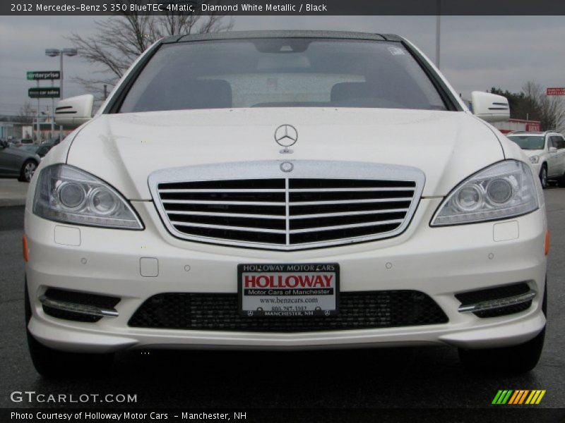 Diamond White Metallic / Black 2012 Mercedes-Benz S 350 BlueTEC 4Matic