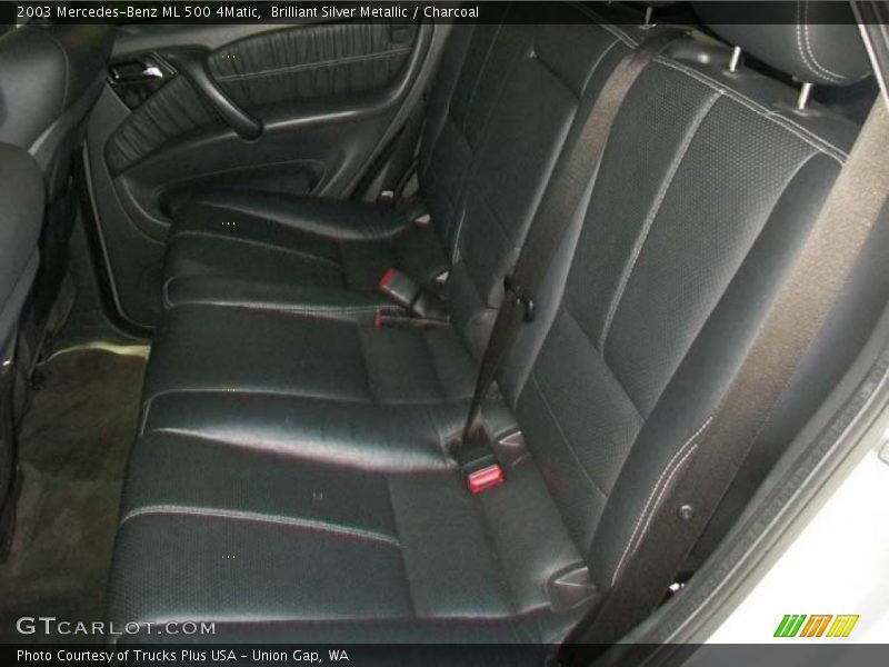 Brilliant Silver Metallic / Charcoal 2003 Mercedes-Benz ML 500 4Matic