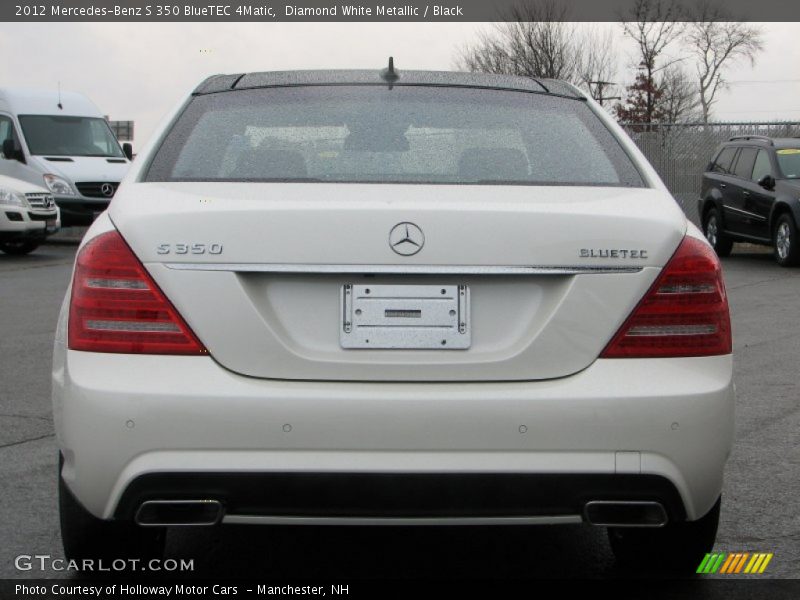 Diamond White Metallic / Black 2012 Mercedes-Benz S 350 BlueTEC 4Matic
