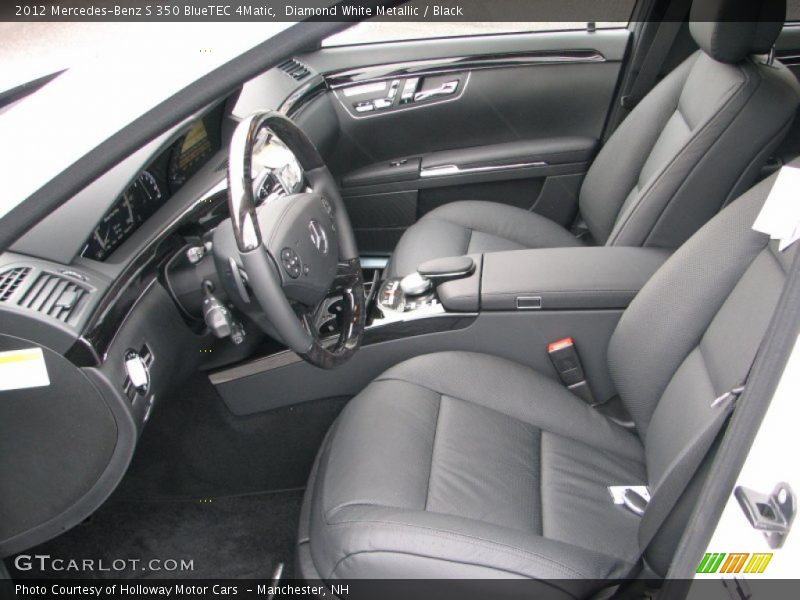 Diamond White Metallic / Black 2012 Mercedes-Benz S 350 BlueTEC 4Matic