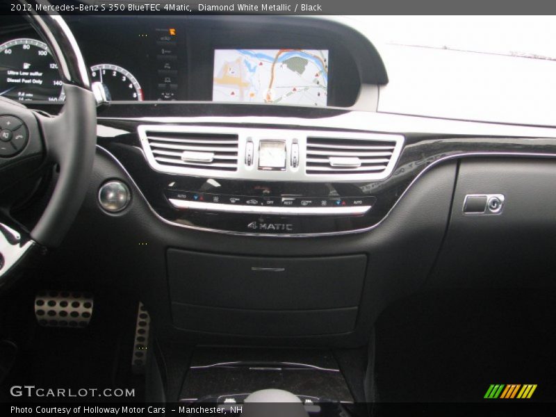 Diamond White Metallic / Black 2012 Mercedes-Benz S 350 BlueTEC 4Matic