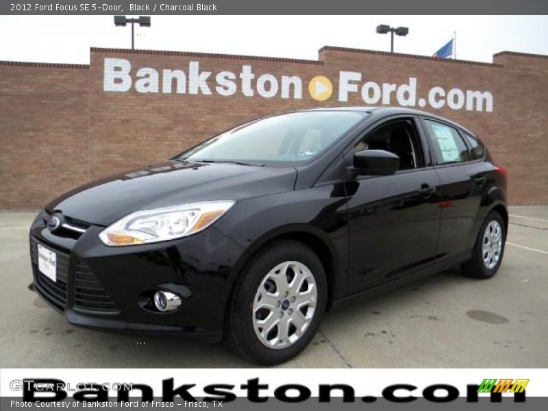 Black / Charcoal Black 2012 Ford Focus SE 5-Door