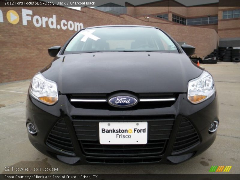 Black / Charcoal Black 2012 Ford Focus SE 5-Door