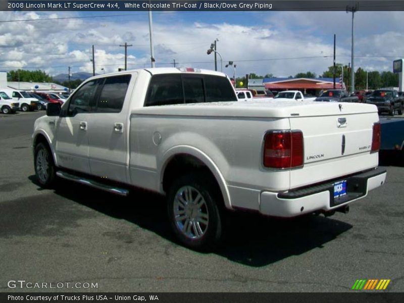 White Chocolate Tri-Coat / Black/Dove Grey Piping 2008 Lincoln Mark LT SuperCrew 4x4