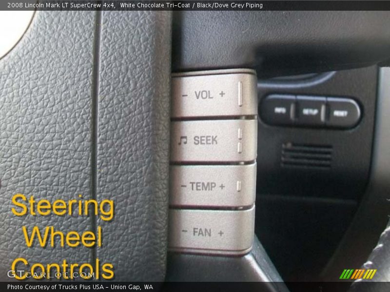 White Chocolate Tri-Coat / Black/Dove Grey Piping 2008 Lincoln Mark LT SuperCrew 4x4