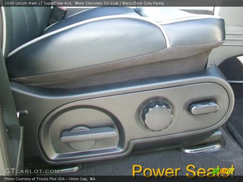 White Chocolate Tri-Coat / Black/Dove Grey Piping 2008 Lincoln Mark LT SuperCrew 4x4
