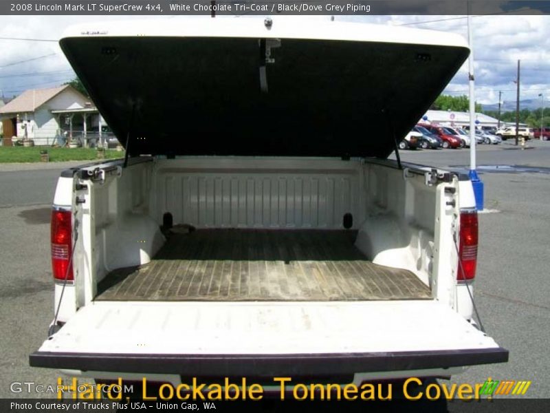 White Chocolate Tri-Coat / Black/Dove Grey Piping 2008 Lincoln Mark LT SuperCrew 4x4