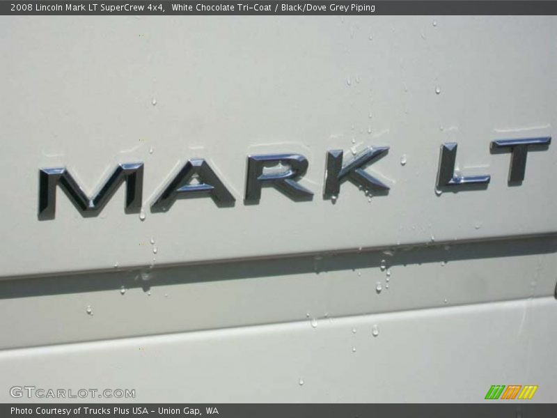 White Chocolate Tri-Coat / Black/Dove Grey Piping 2008 Lincoln Mark LT SuperCrew 4x4