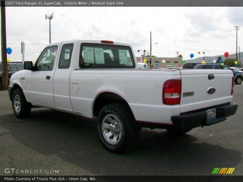 Oxford White / Medium Dark Flint 2007 Ford Ranger XL SuperCab