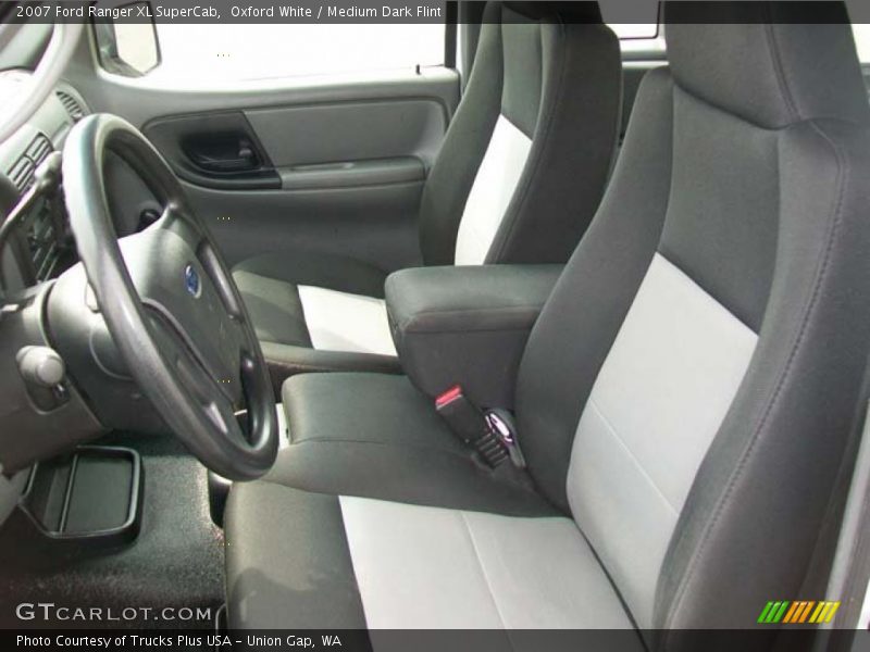 Oxford White / Medium Dark Flint 2007 Ford Ranger XL SuperCab