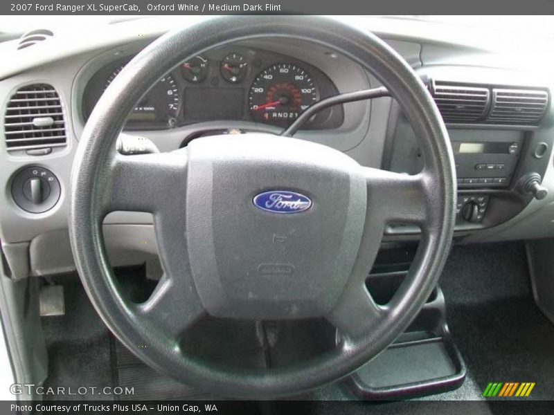 Oxford White / Medium Dark Flint 2007 Ford Ranger XL SuperCab