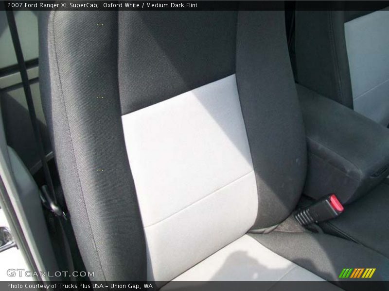 Oxford White / Medium Dark Flint 2007 Ford Ranger XL SuperCab