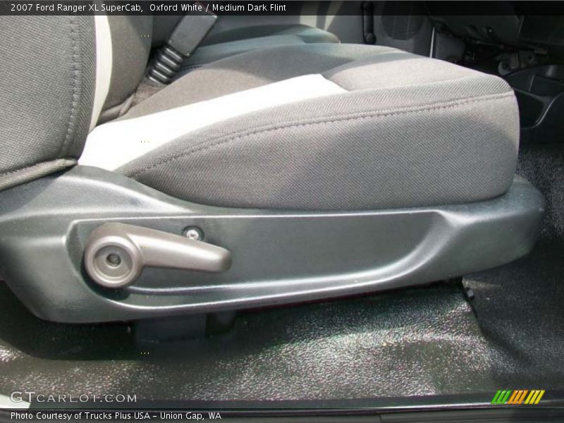 Oxford White / Medium Dark Flint 2007 Ford Ranger XL SuperCab