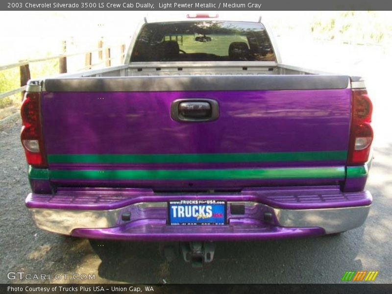 Light Pewter Metallic / Medium Gray 2003 Chevrolet Silverado 3500 LS Crew Cab Dually