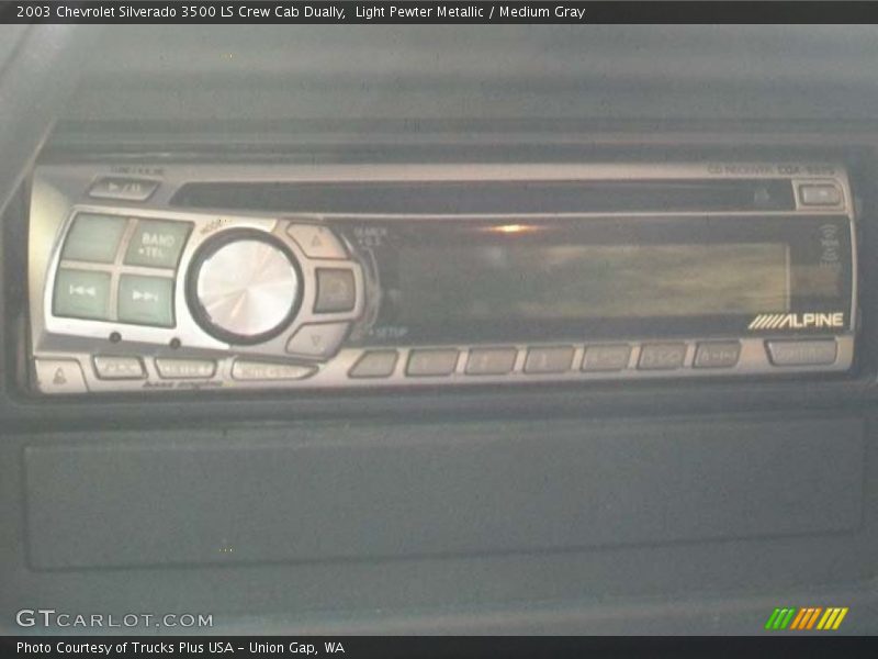 Light Pewter Metallic / Medium Gray 2003 Chevrolet Silverado 3500 LS Crew Cab Dually