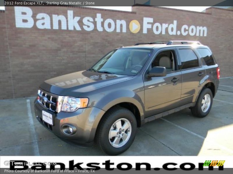 Sterling Gray Metallic / Stone 2012 Ford Escape XLT