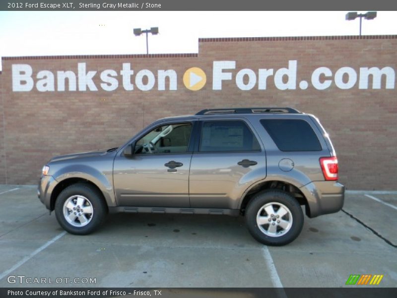 Sterling Gray Metallic / Stone 2012 Ford Escape XLT