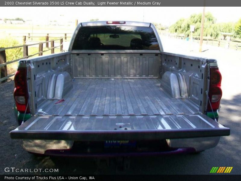 Light Pewter Metallic / Medium Gray 2003 Chevrolet Silverado 3500 LS Crew Cab Dually
