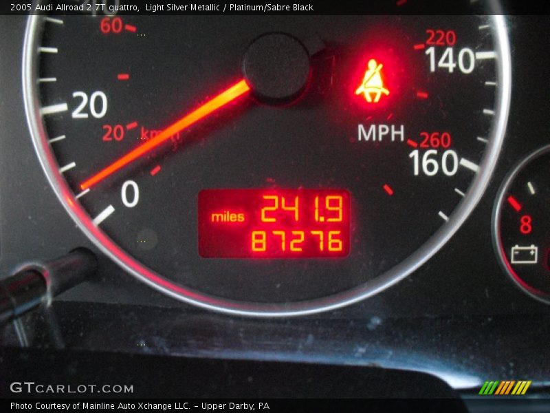 Light Silver Metallic / Platinum/Sabre Black 2005 Audi Allroad 2.7T quattro