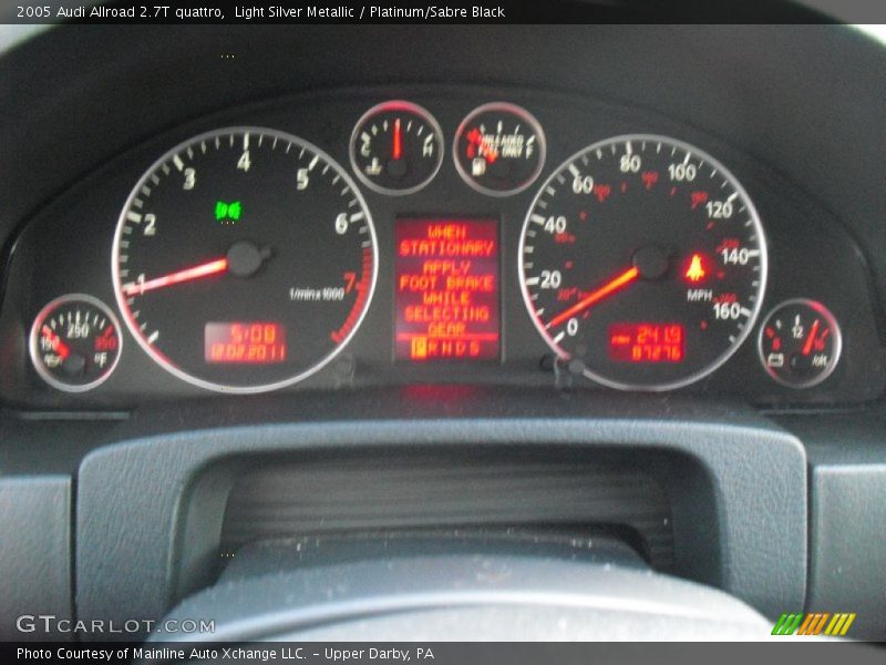  2005 Allroad 2.7T quattro 2.7T quattro Gauges