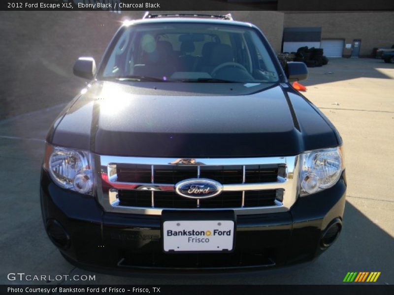 Ebony Black / Charcoal Black 2012 Ford Escape XLS