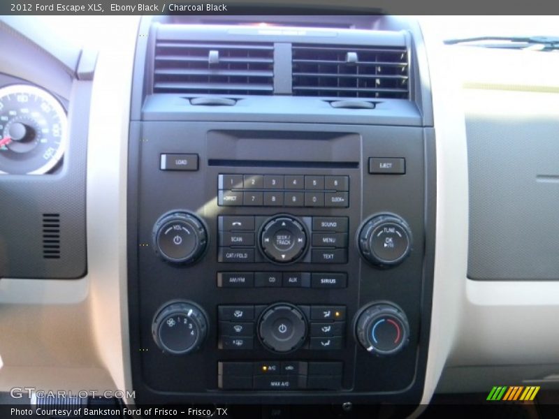 Ebony Black / Charcoal Black 2012 Ford Escape XLS
