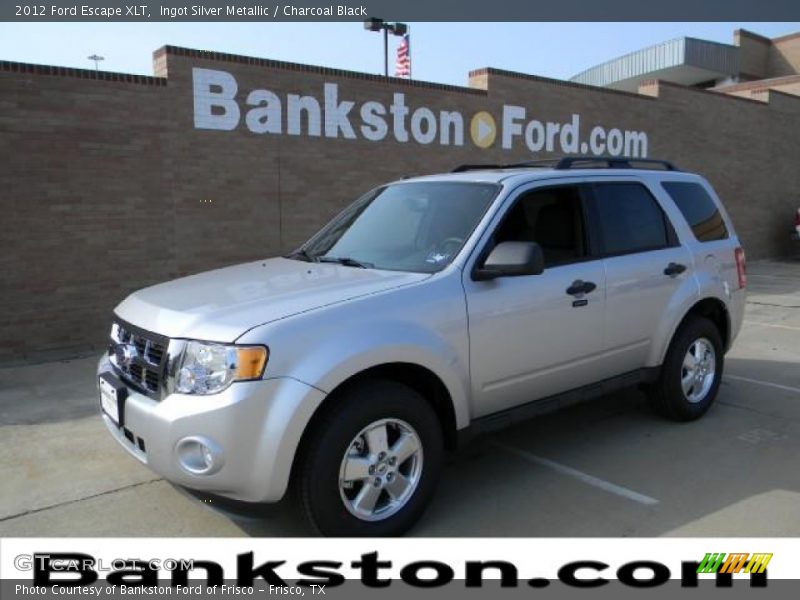 Ingot Silver Metallic / Charcoal Black 2012 Ford Escape XLT