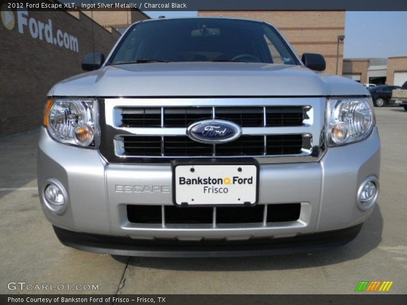 Ingot Silver Metallic / Charcoal Black 2012 Ford Escape XLT