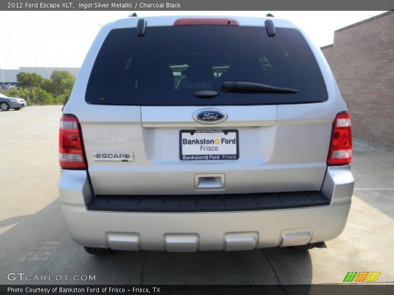 Ingot Silver Metallic / Charcoal Black 2012 Ford Escape XLT