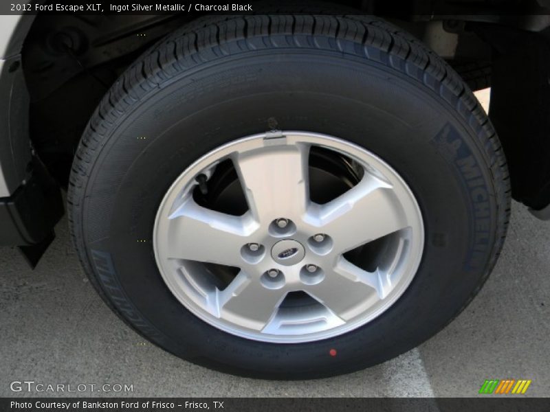 Ingot Silver Metallic / Charcoal Black 2012 Ford Escape XLT