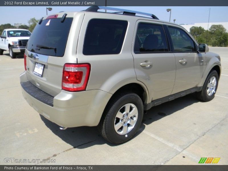 Gold Leaf Metallic / Camel 2012 Ford Escape Limited