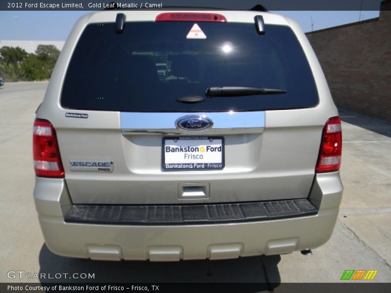 Gold Leaf Metallic / Camel 2012 Ford Escape Limited