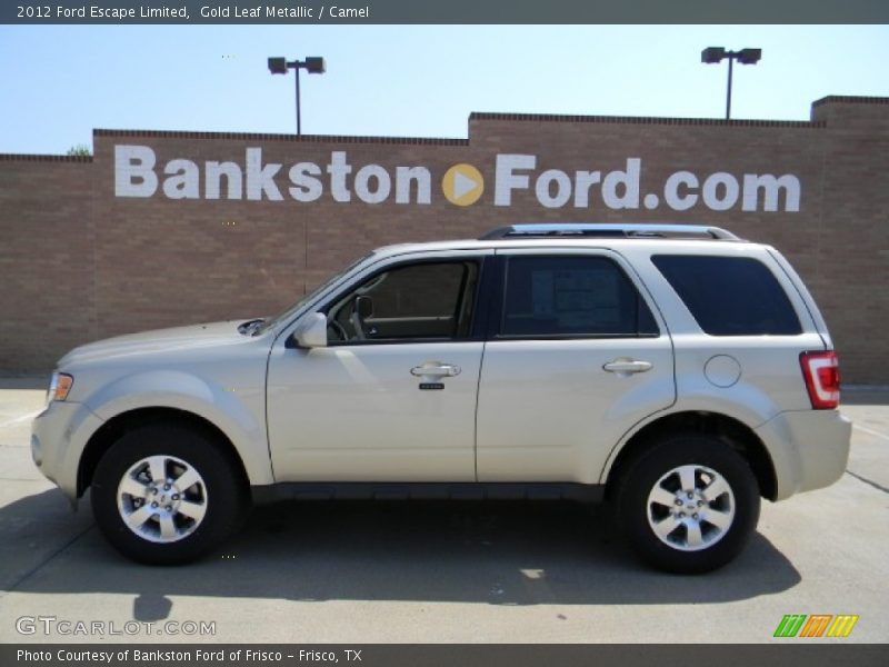 Gold Leaf Metallic / Camel 2012 Ford Escape Limited