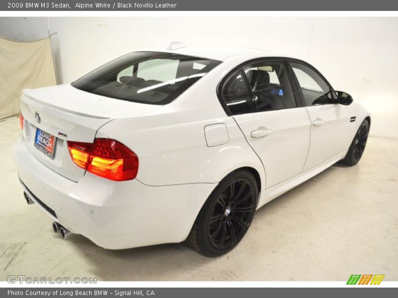 Alpine White / Black Novillo Leather 2009 BMW M3 Sedan