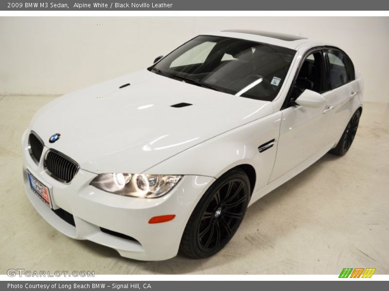 Alpine White / Black Novillo Leather 2009 BMW M3 Sedan