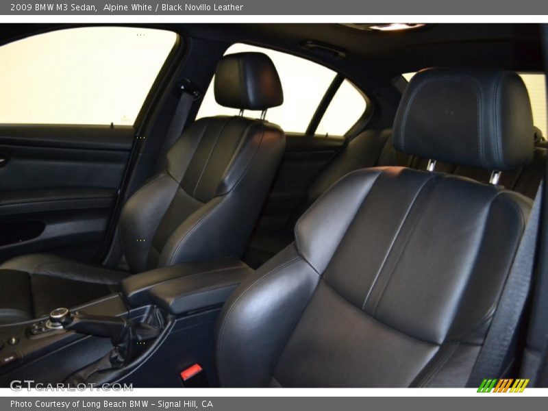 Alpine White / Black Novillo Leather 2009 BMW M3 Sedan