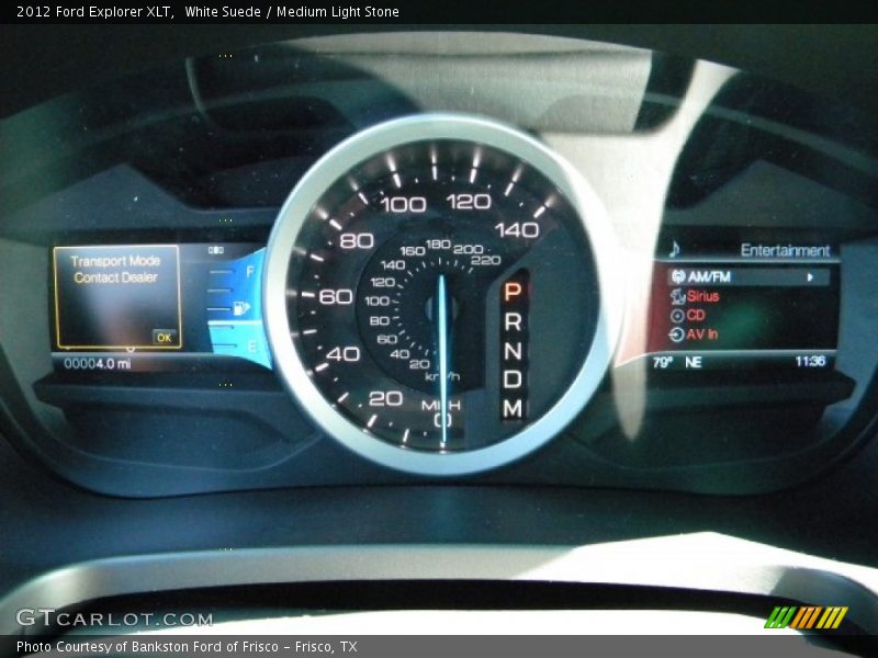 White Suede / Medium Light Stone 2012 Ford Explorer XLT