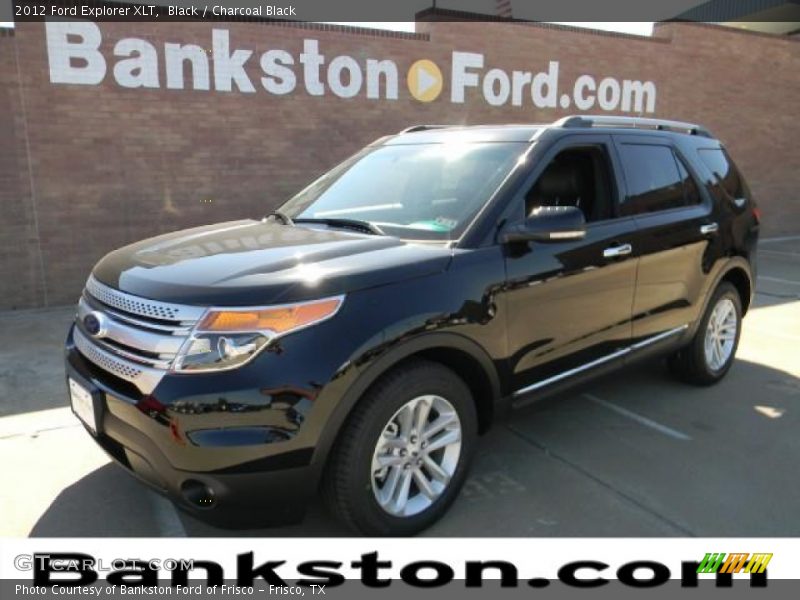 Black / Charcoal Black 2012 Ford Explorer XLT