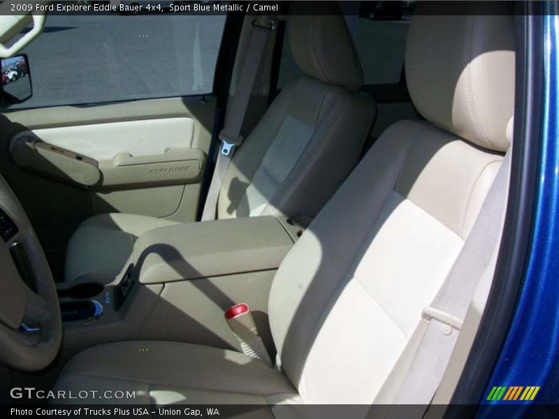 Sport Blue Metallic / Camel 2009 Ford Explorer Eddie Bauer 4x4