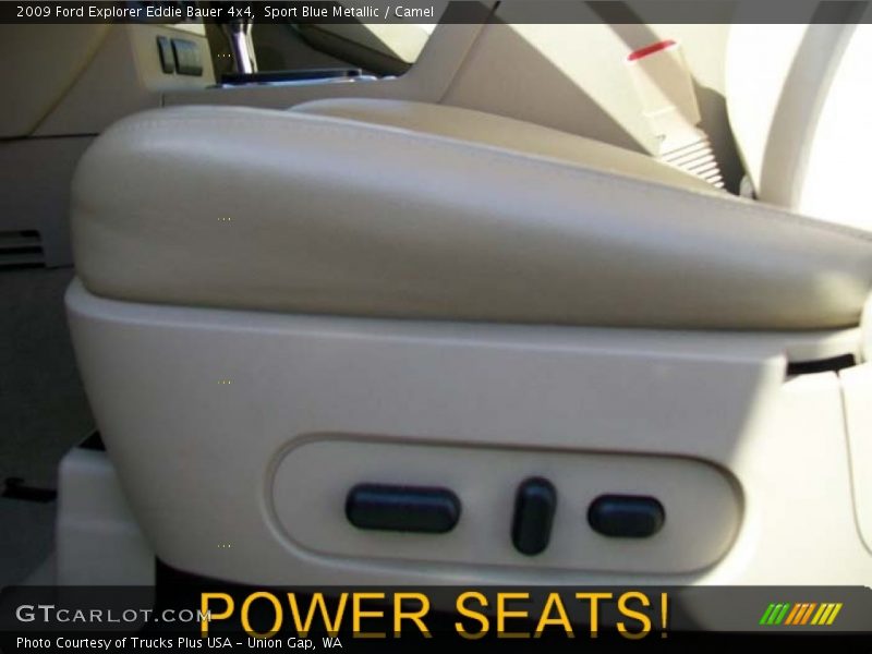 Sport Blue Metallic / Camel 2009 Ford Explorer Eddie Bauer 4x4