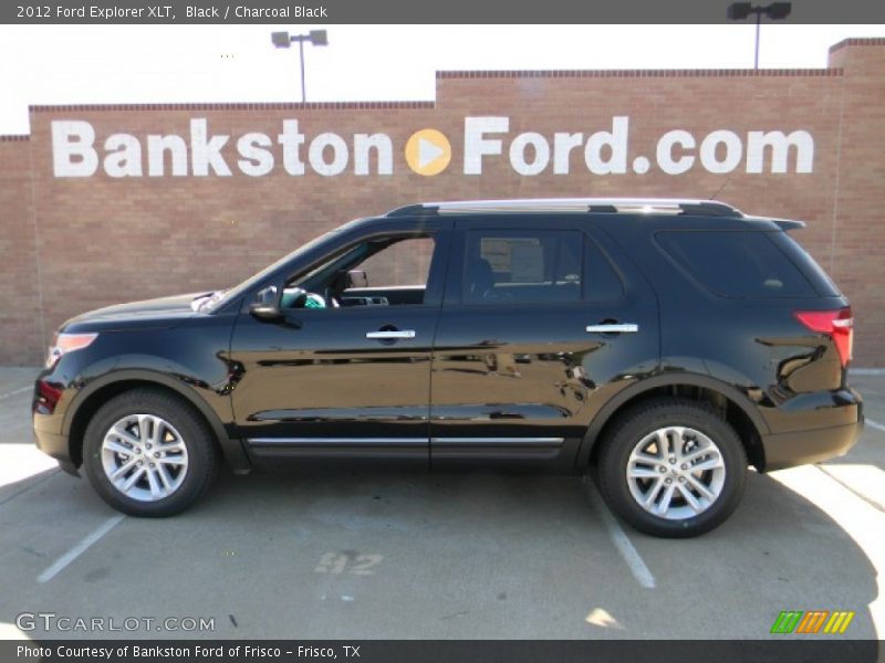 Black / Charcoal Black 2012 Ford Explorer XLT