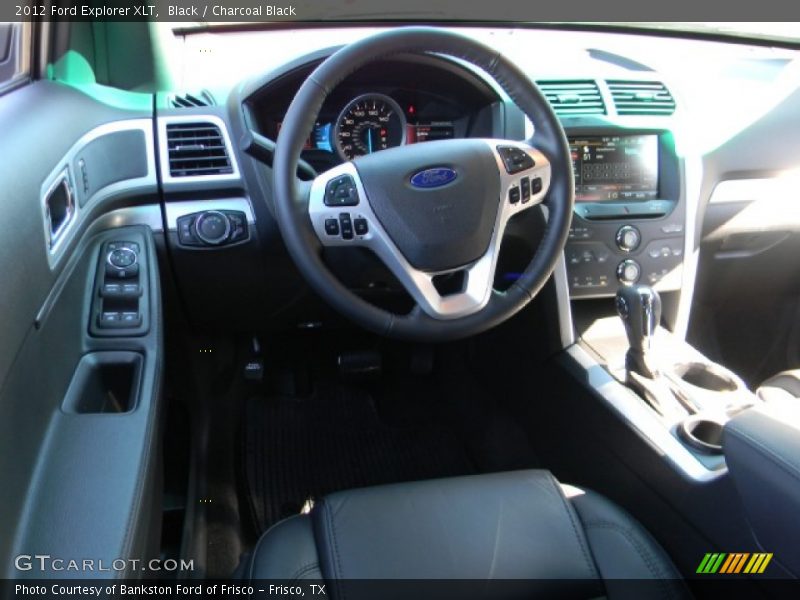 Black / Charcoal Black 2012 Ford Explorer XLT