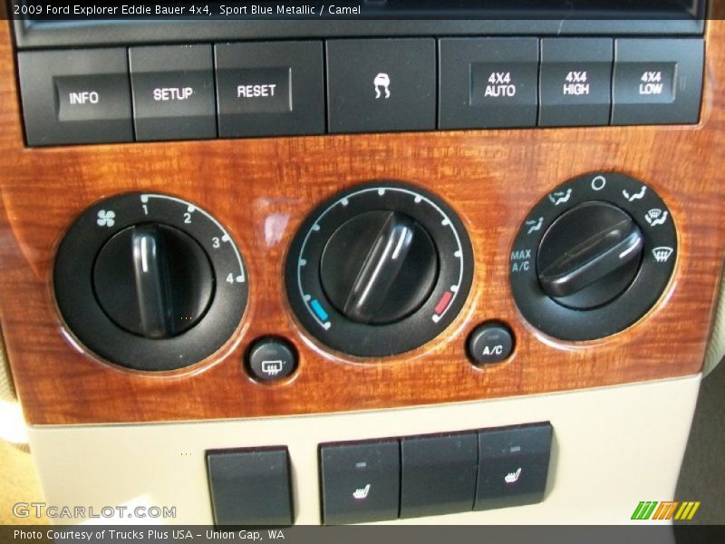 Sport Blue Metallic / Camel 2009 Ford Explorer Eddie Bauer 4x4