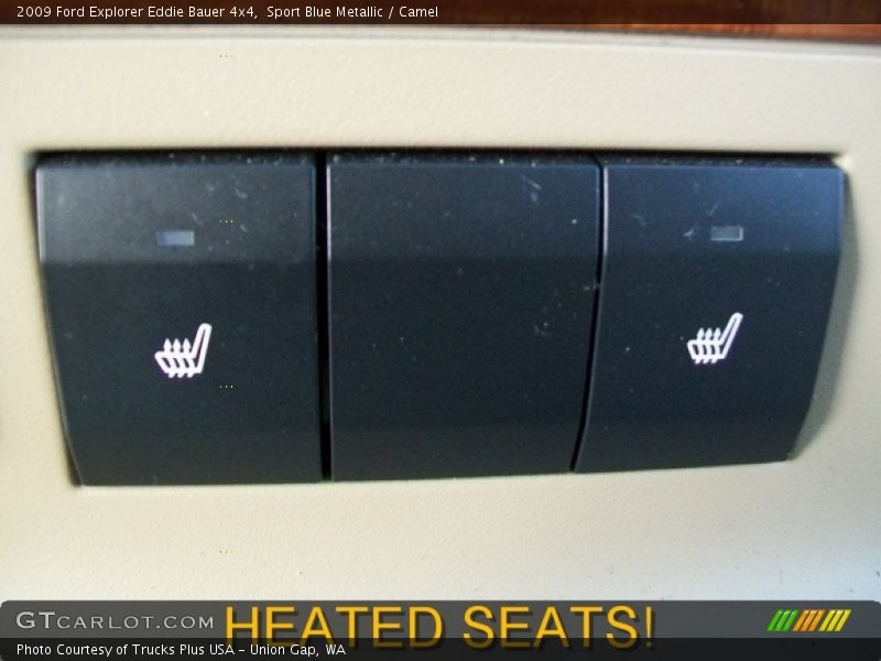 Sport Blue Metallic / Camel 2009 Ford Explorer Eddie Bauer 4x4