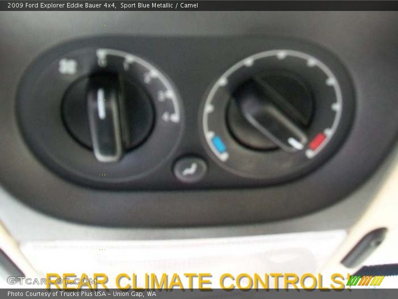 Sport Blue Metallic / Camel 2009 Ford Explorer Eddie Bauer 4x4