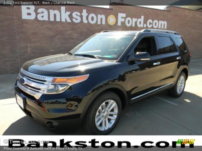 Black / Charcoal Black 2012 Ford Explorer XLT