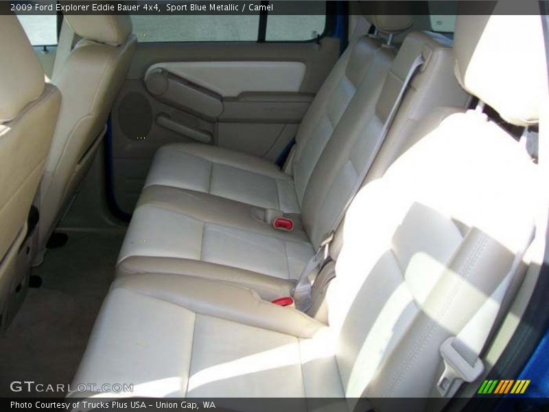 Sport Blue Metallic / Camel 2009 Ford Explorer Eddie Bauer 4x4