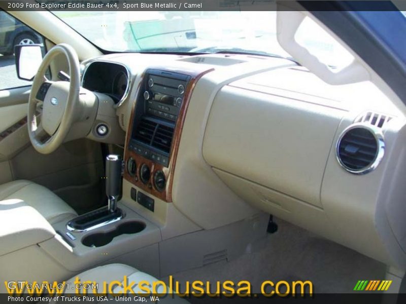 Sport Blue Metallic / Camel 2009 Ford Explorer Eddie Bauer 4x4