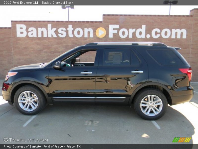 Black / Charcoal Black 2012 Ford Explorer XLT