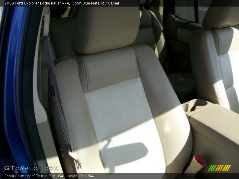 Sport Blue Metallic / Camel 2009 Ford Explorer Eddie Bauer 4x4